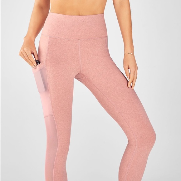 fabletics pink leggings